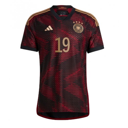 Germany Leroy Sane #19 Replica Away Stadium Shirt World Cup 2022 Short Sleeve